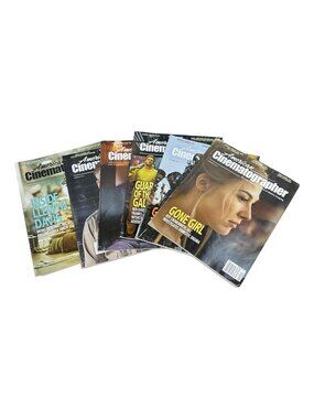 American Cinematographer Magazine Lot 6 Guardians Galaxy Budapest Gone Girl 2014